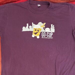 Fleurty Girl New Orleans Purple Go-Cup T Shirt